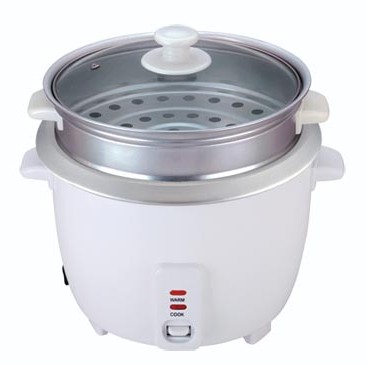 Electric Rice Cooker with Steaming Basket