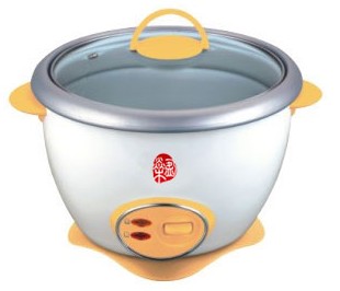 Electric Rice Cooker with Non-Stick Pot