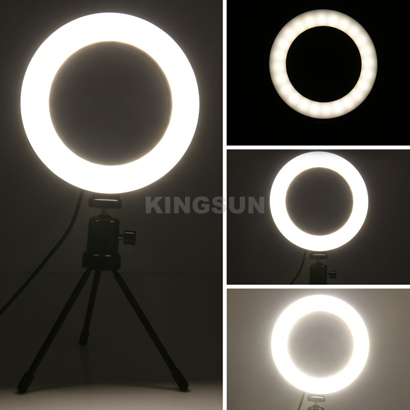 7.8-inch LED Selfie Ring Light with Tripod Stand and Remote