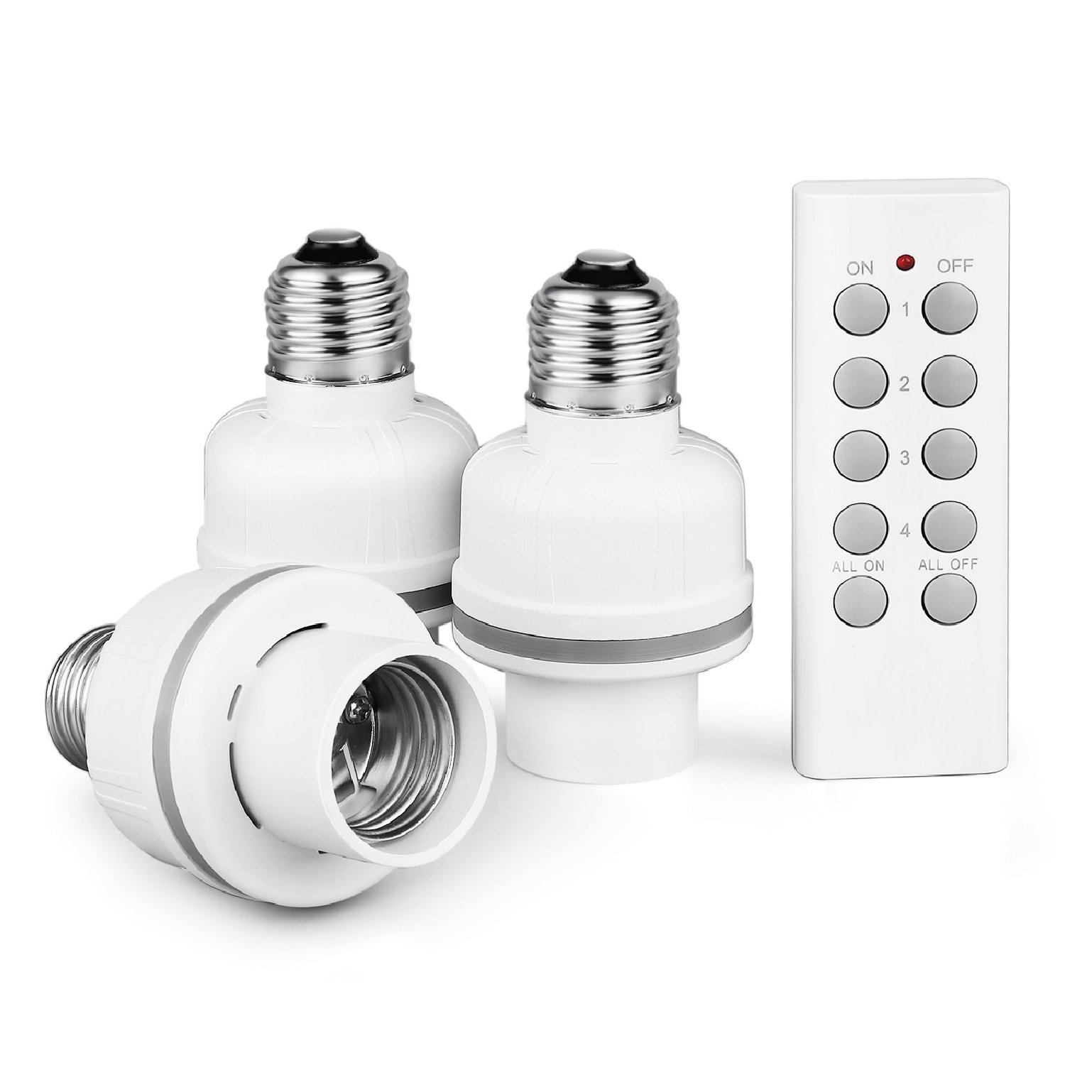 Wireless Remote Control Lamp Socket
