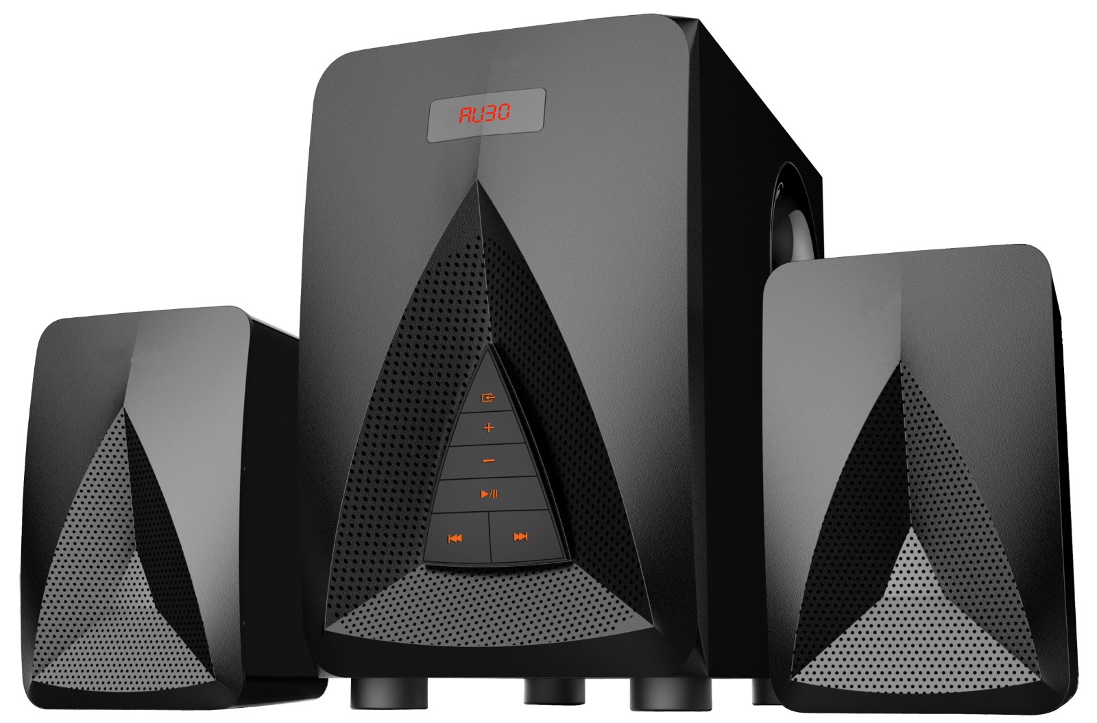 Remote control professional multimedia speaker 2.1CH subwoofer speaker - Image 2