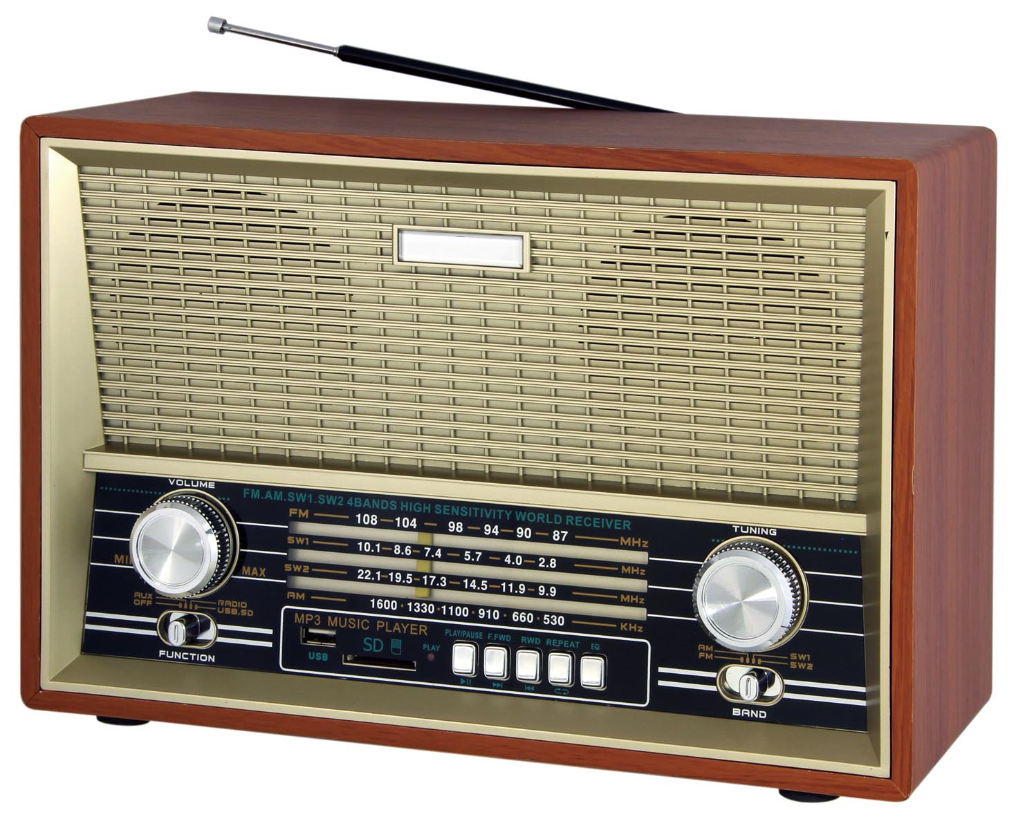 RETRO BLUETOOTH RADIO PLAYER - Image 2