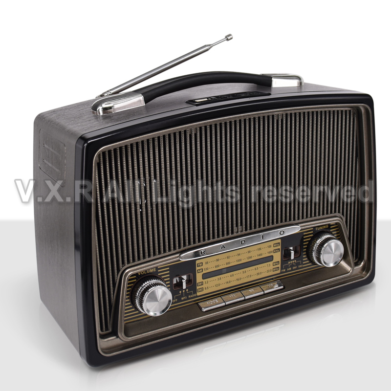 Retro AM/FM/SW Radio with MP3 Player