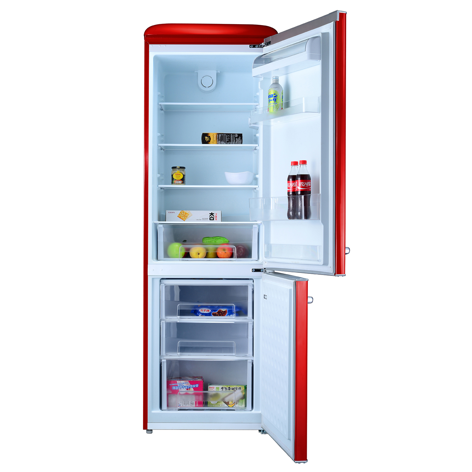 Retro Style Compact Refrigerator