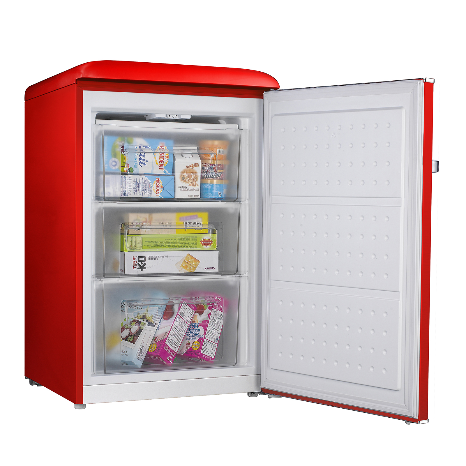 Retro Style Compact Refrigerator
