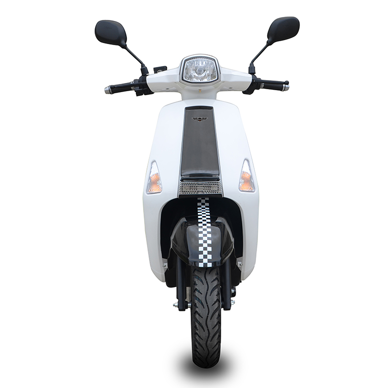 Front view showcasing the classic design and headlight.