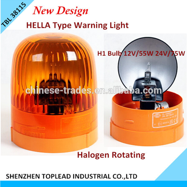 Revolving 12V/24V Halogen Rotating warning light heavy duty mining rotating beacons - Image 3