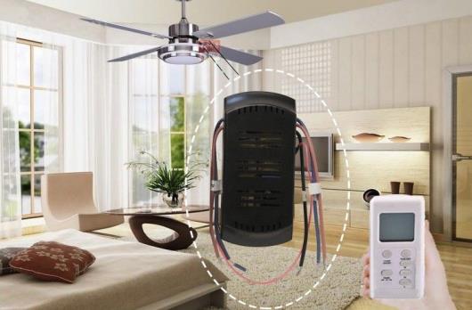 RF Ceiling Fan Remote Control with Timer Function - Image 3