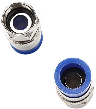 RG6 Coaxial Cable Compression Connectors - 20-Pack