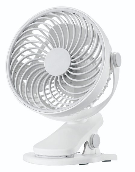 5-Inch Clip-On Oscillating Table Fan