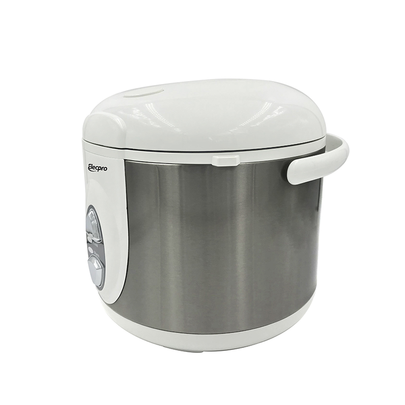 Electric Rice Cooker with Stainless Steel Body