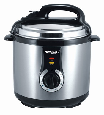 Electric Rice Cooker with Stainless Steel Exterior