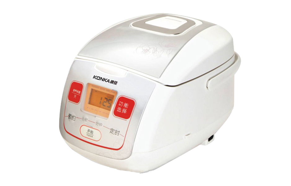 Electric Rice Cooker with Digital Display