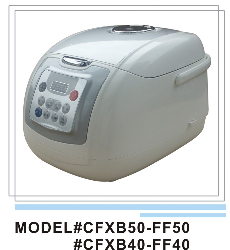 Electric Rice Cooker with Digital Display