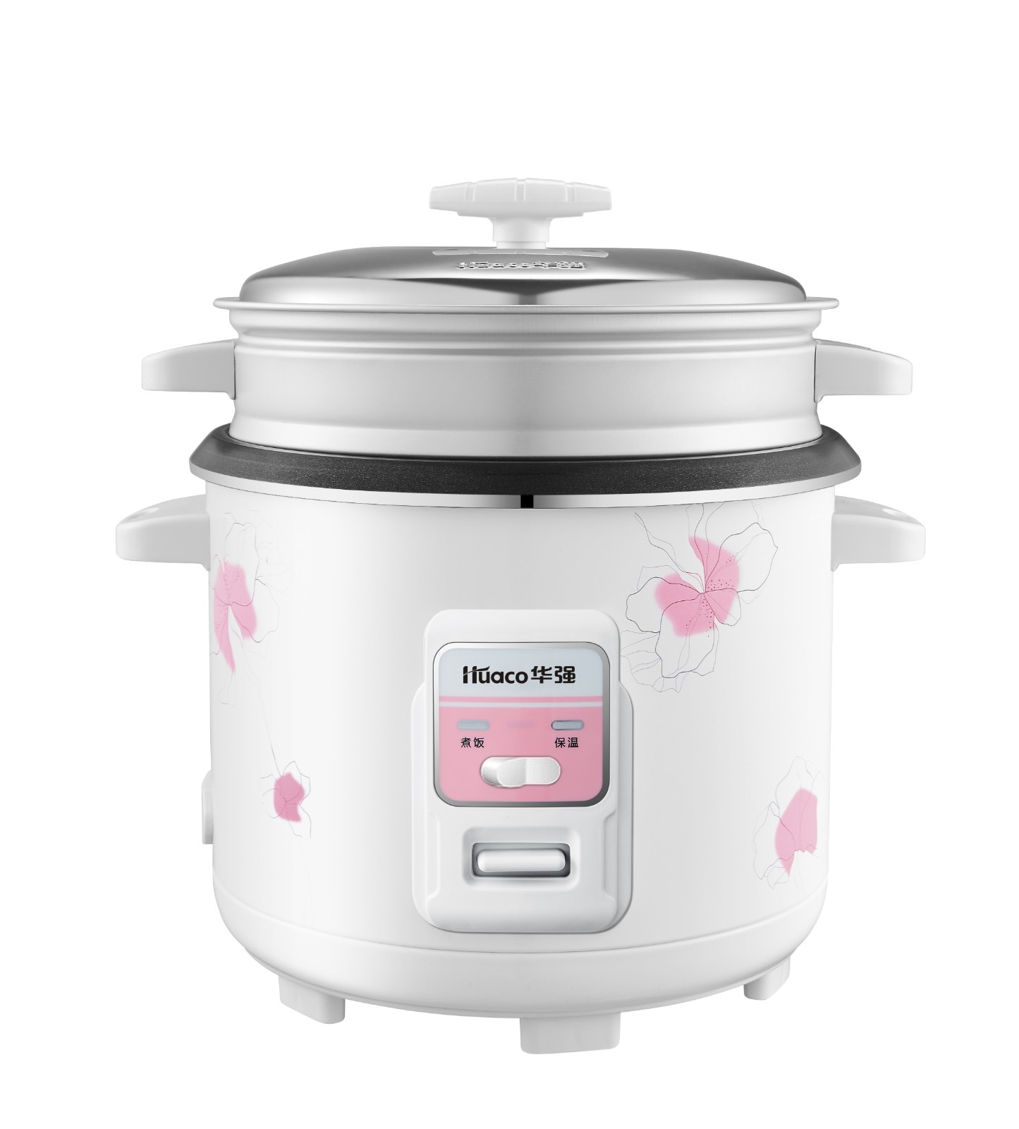 Electric Rice Cooker with Non-Stick Pot