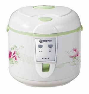 Electric Rice Cooker with Non-Stick Pot