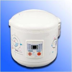 Electric Rice Cooker with Digital Display
