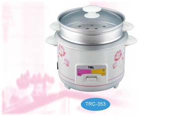Electric Rice Cooker with Steaming Function