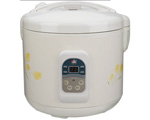 Electric Rice Cooker with Digital Display