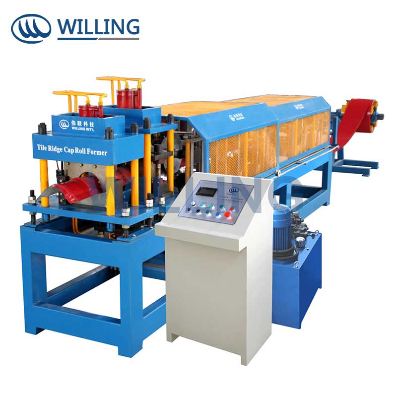 Ridge cap roll forming machine - Image 3