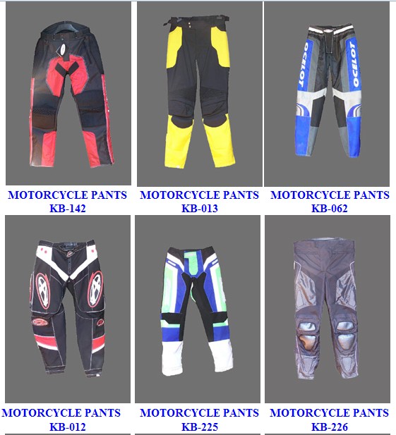 Motorcycle Riding Pants with Reinforced Panels