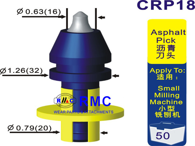Road Milling Picks for Asphalt and Concrete