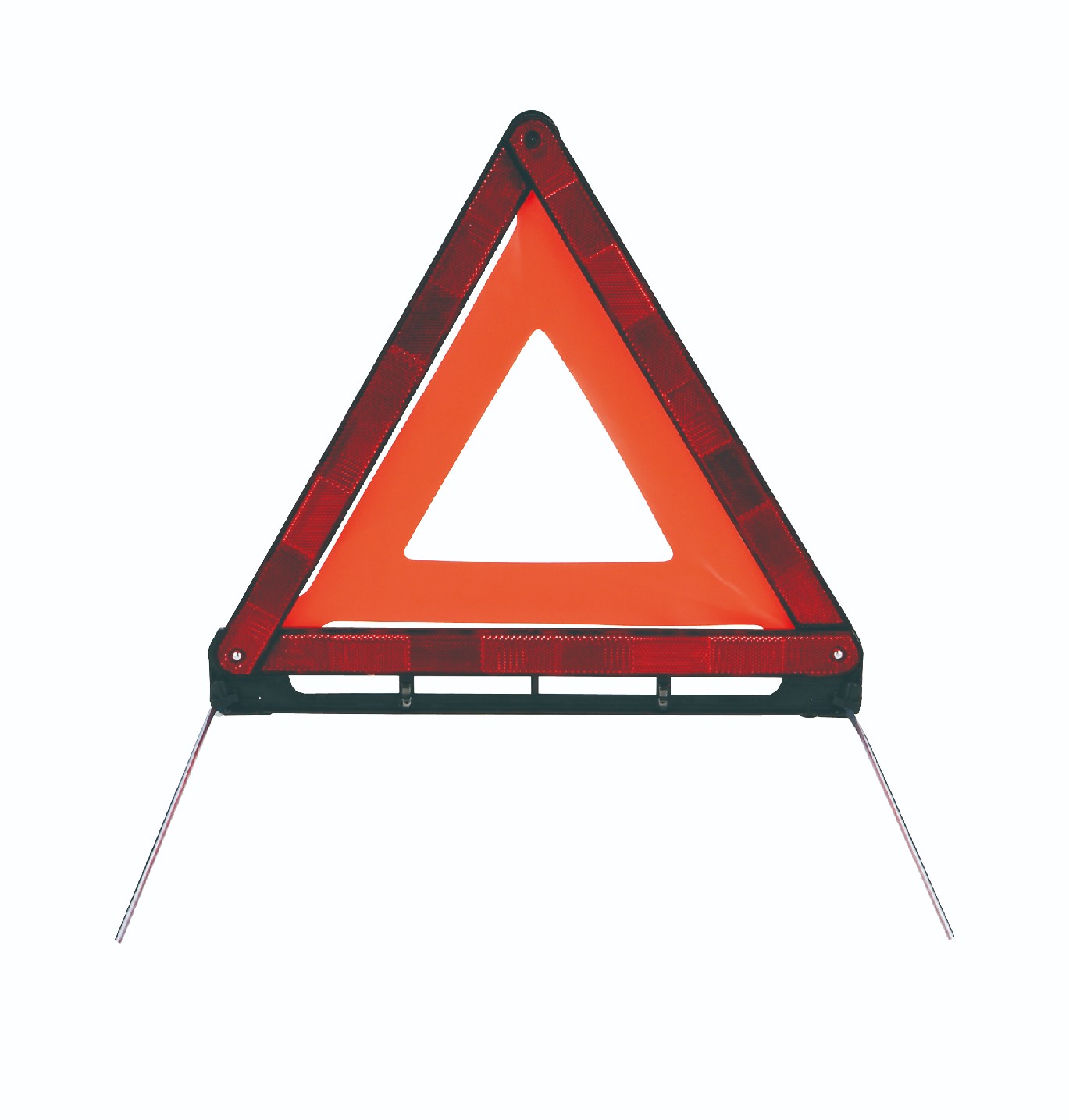 roadway safety car warning reflector triangle auto red road traffic triangle - Image 2