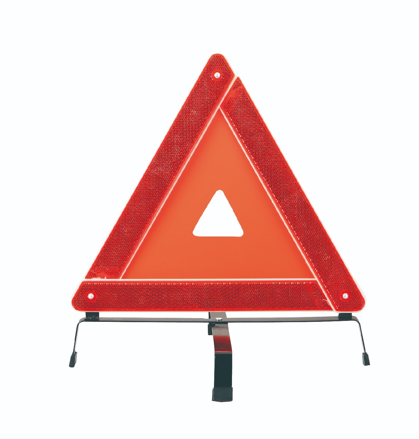 roadway safety car warning reflector triangle auto red road traffic triangle - Image 2