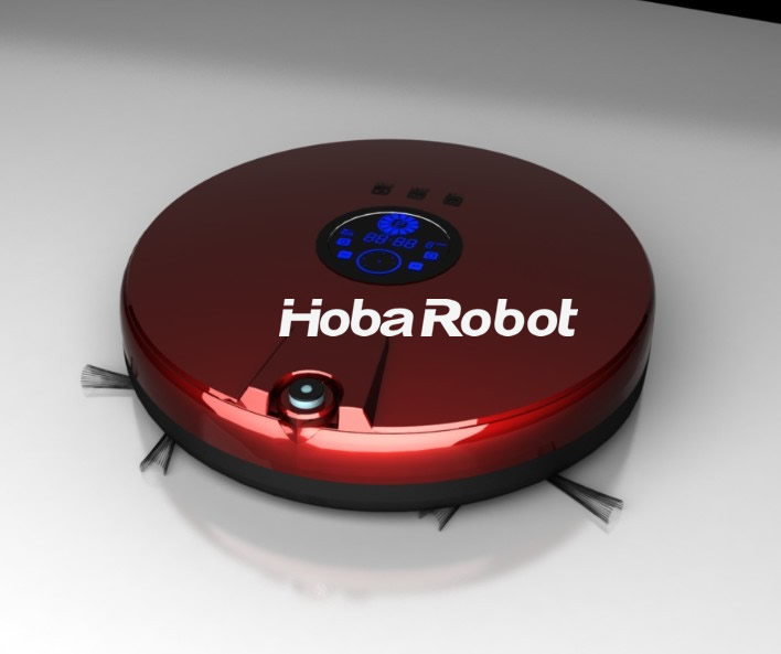 Robotic Vacuum Cleaner with Touch Screen