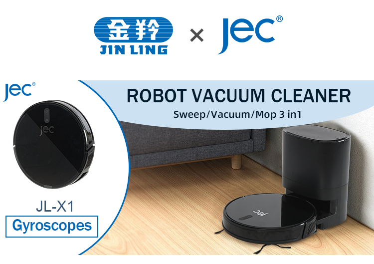 Robot vacuum cleaner 3-in-1 functionality