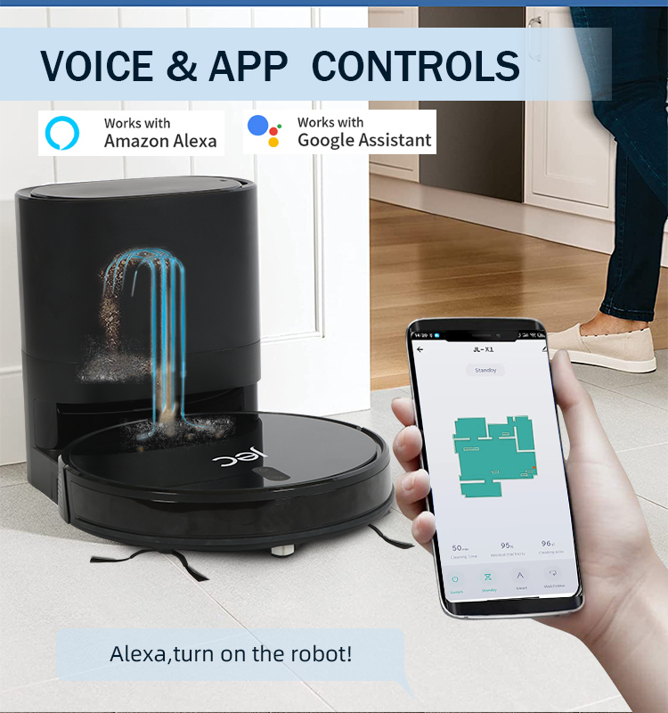 Smartphone app and voice control interface