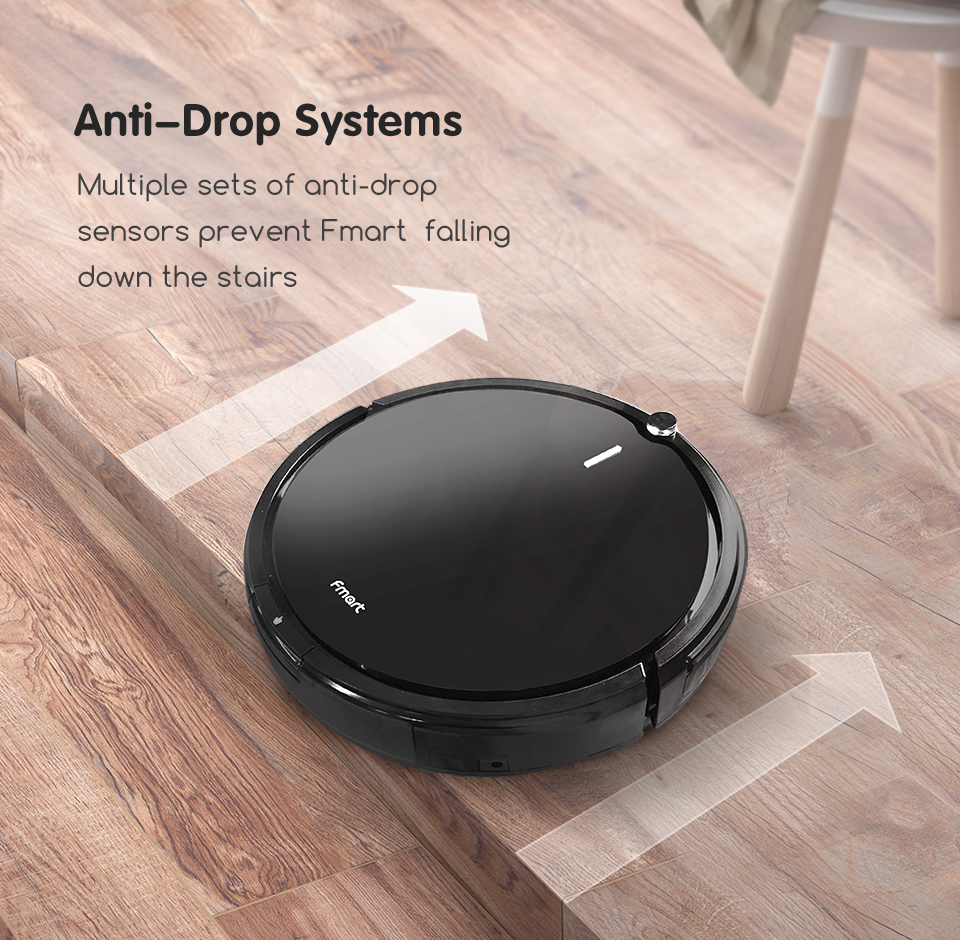 Anti-drop sensors preventing stairs fall
