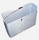 Roll Bond Evaporator for Refrigerators and Ice Boxes