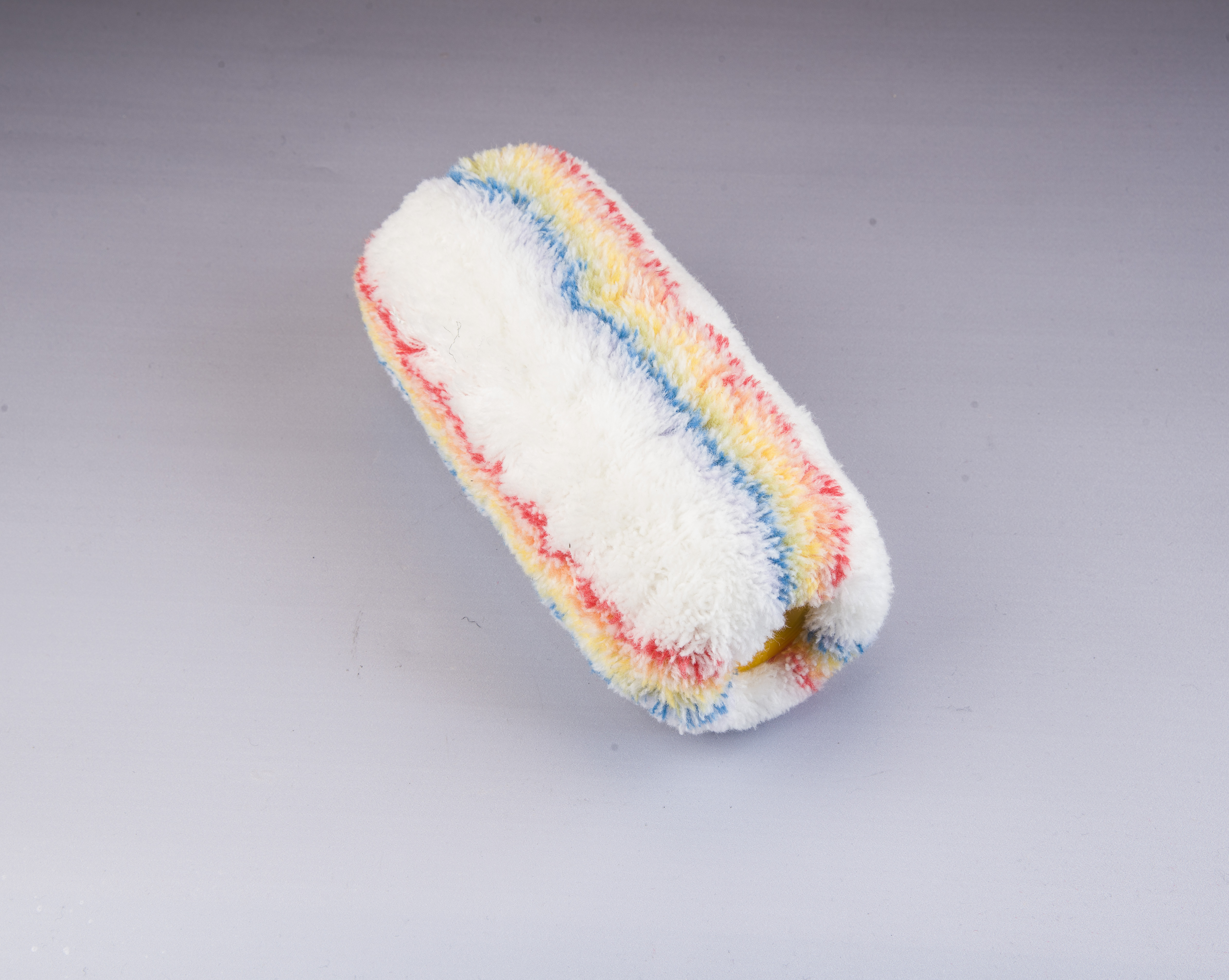 Paint Roller with Multicolor Stripe Cover