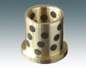Self-Lubricating Bronze Bushing with Graphite Plugs