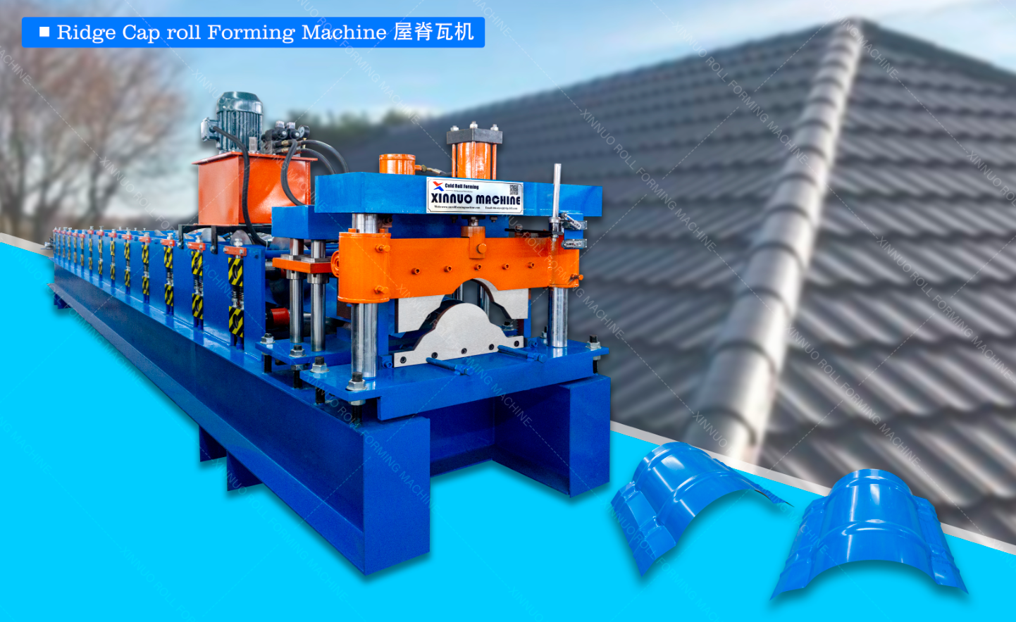 roof ridge capping roll forming machine - Image 3