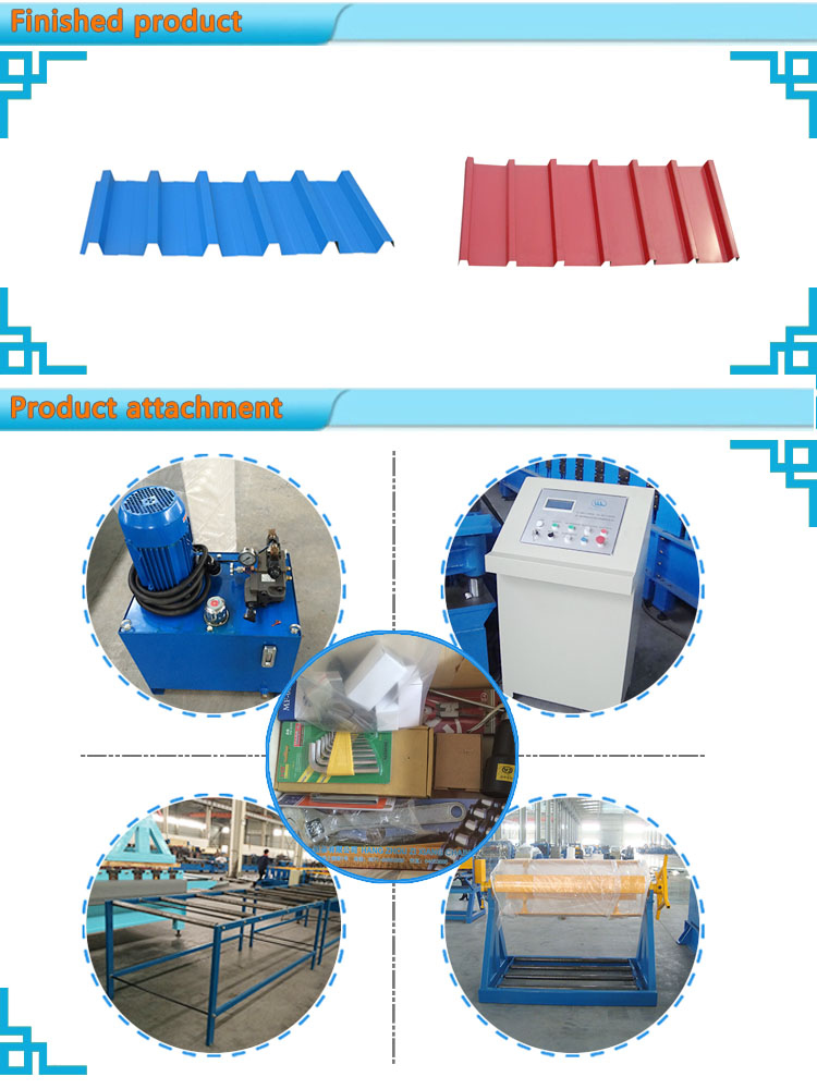 Roll forming system attachments and finish output