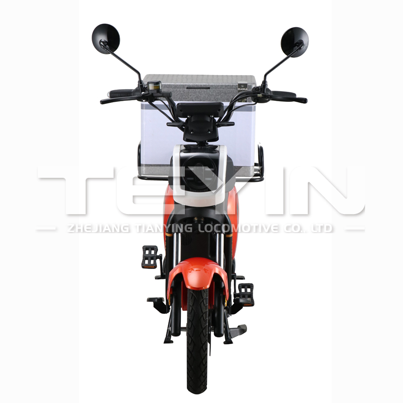 RORA electric delivery scooter showing front design and display