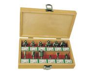 Wood Router Bit Set with Case