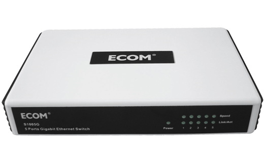 Gigabit Ethernet Switch with 5 Ports