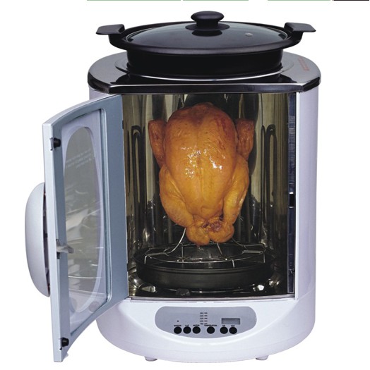 Vertical Rotisserie Oven with Digital Control