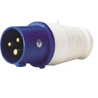 Industrial Electrical Plug with Three Pins