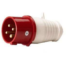 Heavy-Duty Five-Pin Industrial Power Plug
