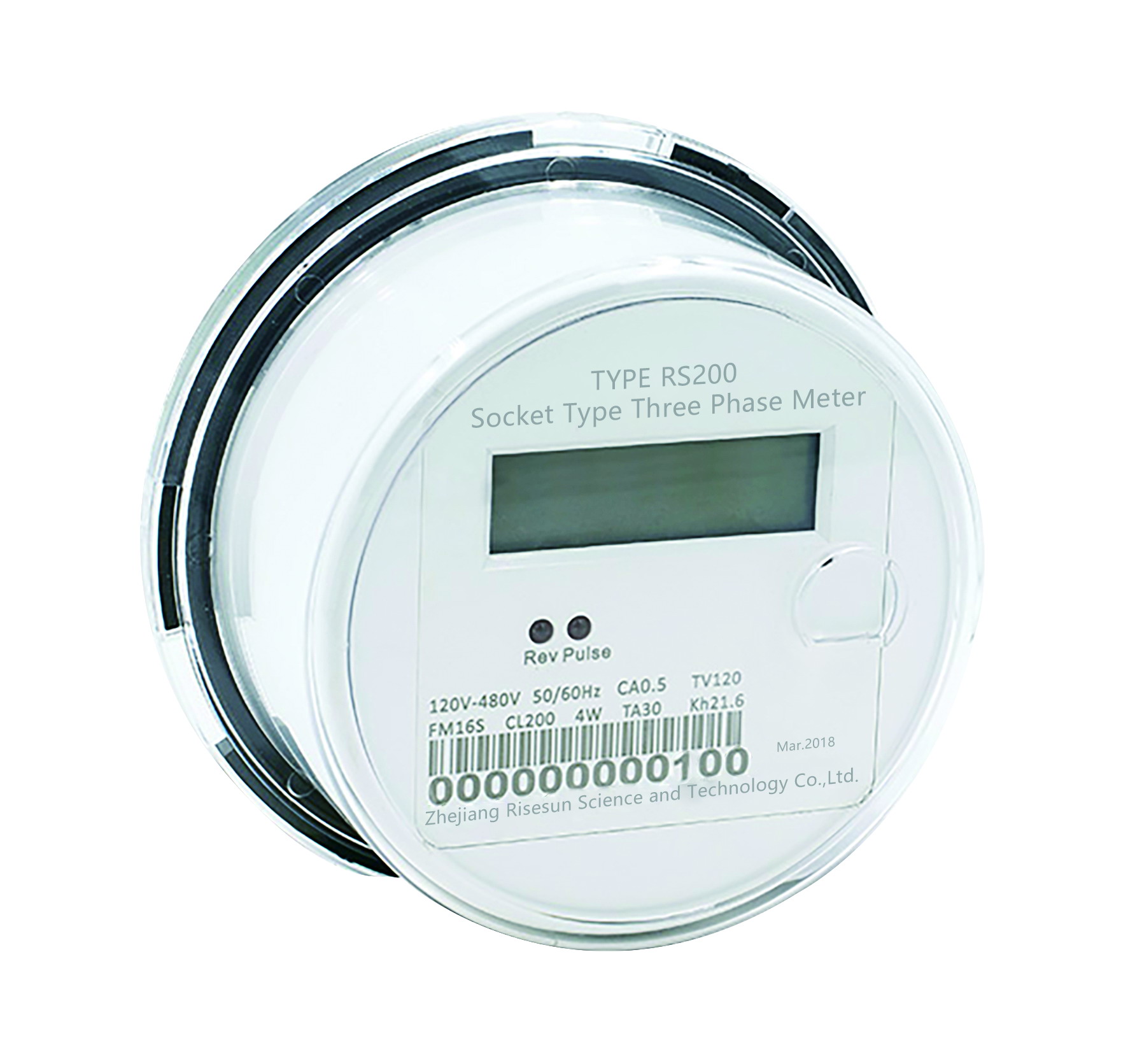 Socket Type Three Phase Energy Meter