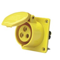 Panel Mount Industrial Receptacle
