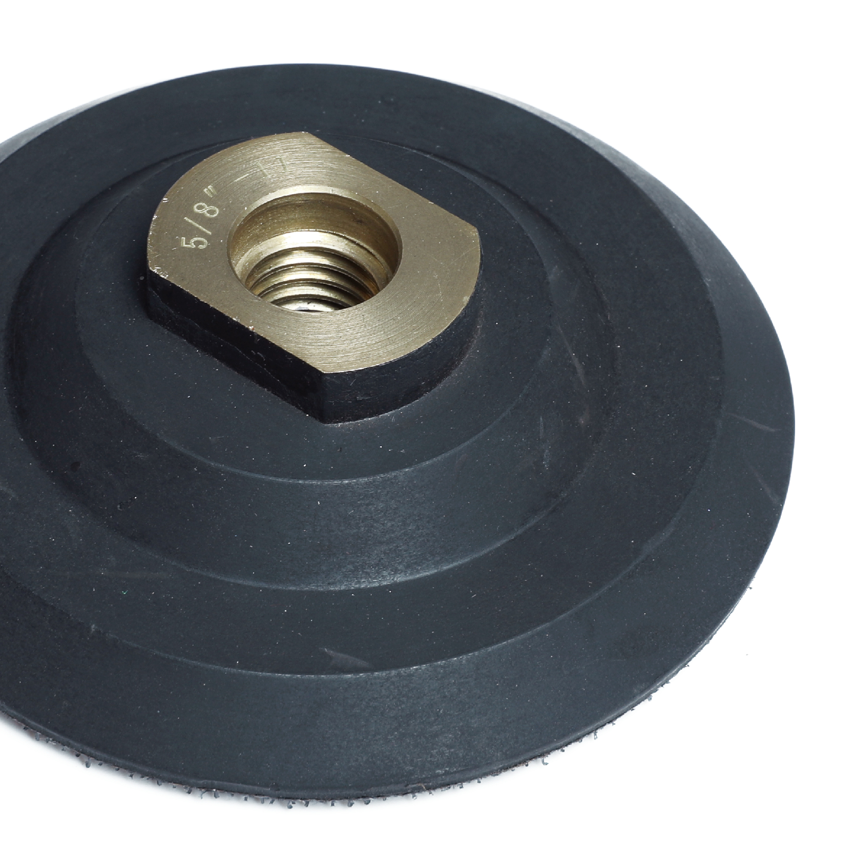 Polishing and Grinding Rubber Backing Pad with 5/8" Arbor