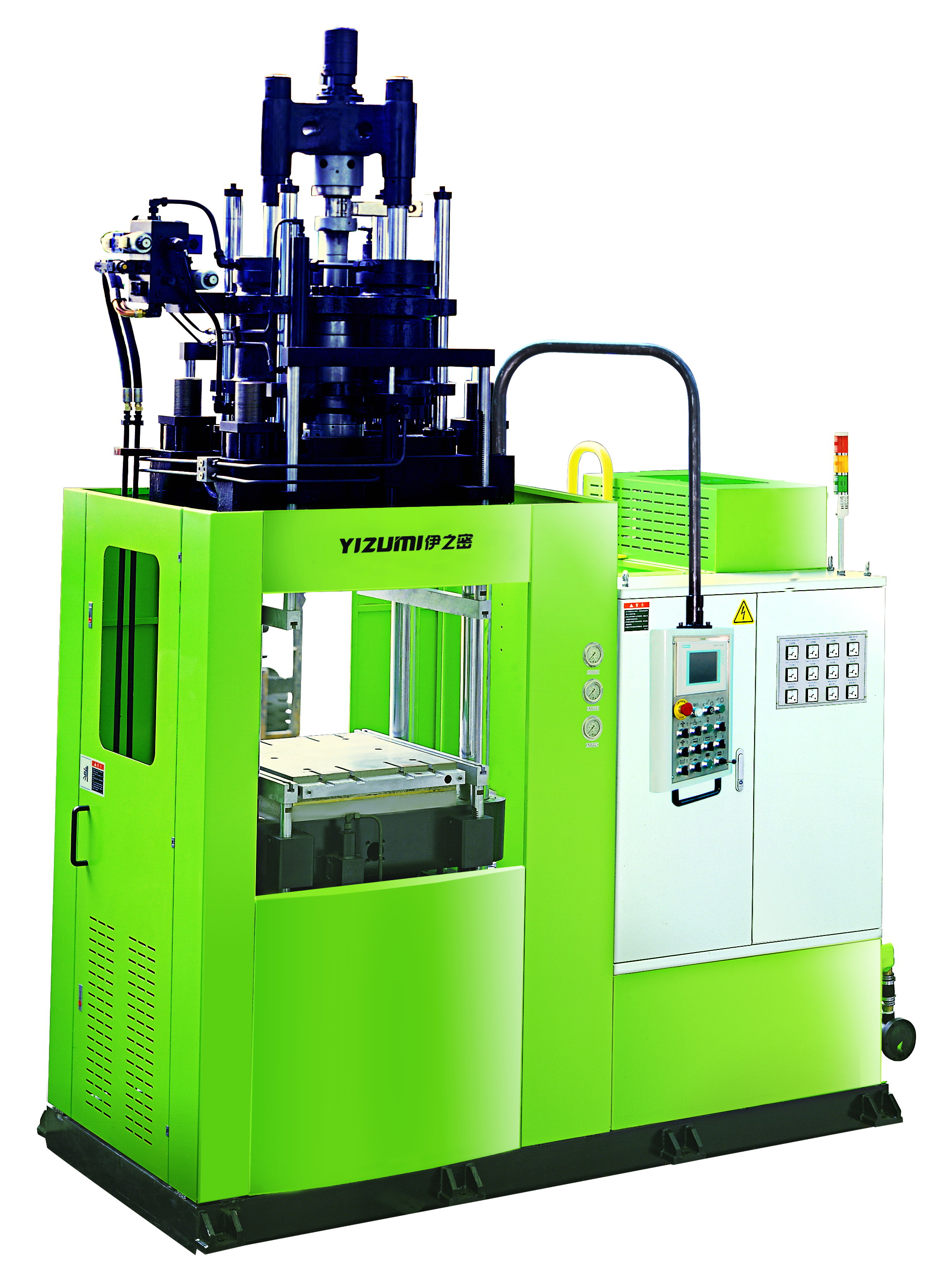 Vertical Rubber Injection Molding Machine with PLC Control
