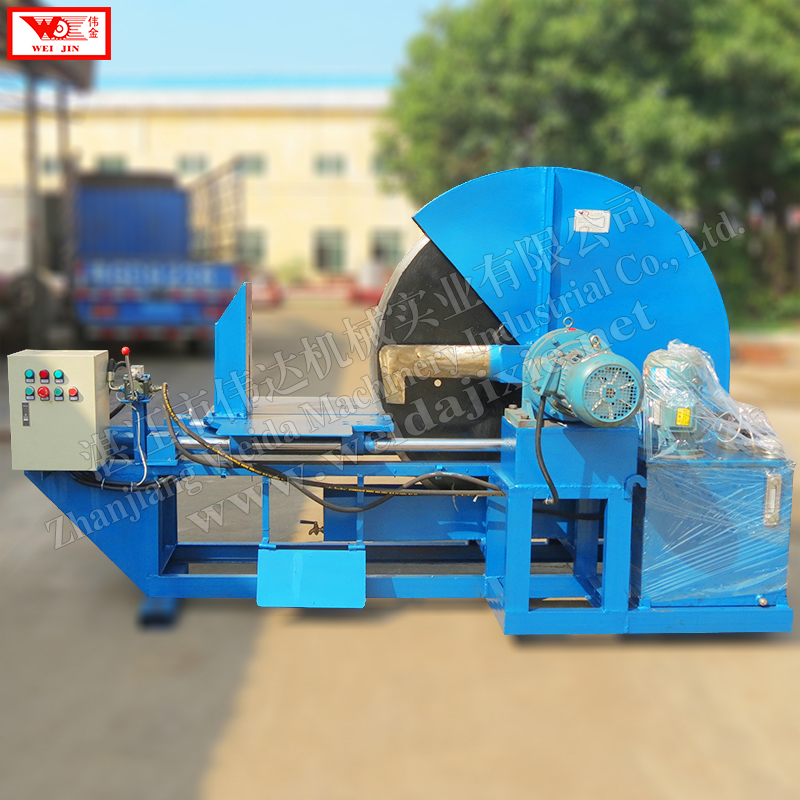 Rubber Block Cutting Machine with Rotating Disc