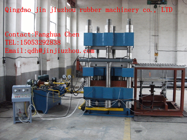 Rubber Vulcanizing Press with Multi-Level Platens