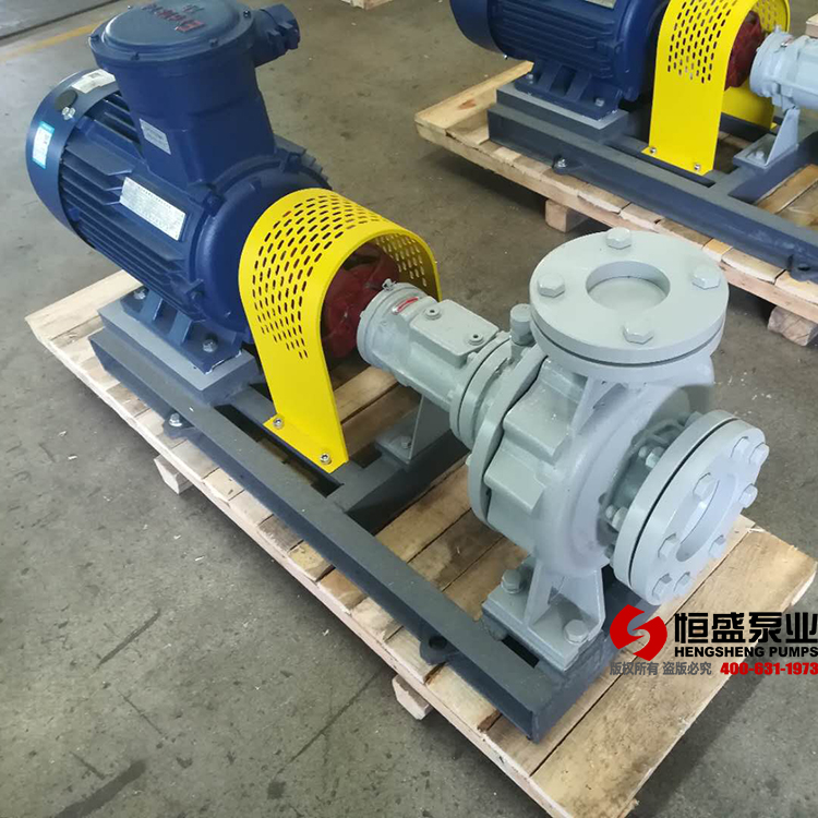 Fully assembled RY hot oil pump with motor and base